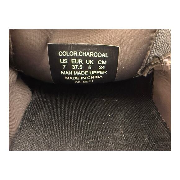 Snibbs Spacecloud 2.0 Shoes Womens 7 Grey Black Charcoal Lace Up Work Sneaker - Picture 11 of 11